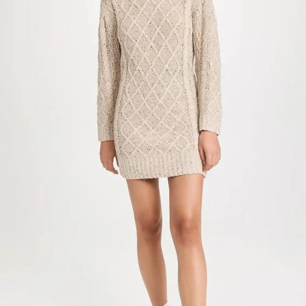 NWT! Line & Dot Women's Jackson Sweater Dress, Oatmeal, Off White, L - Picture 2 of 6